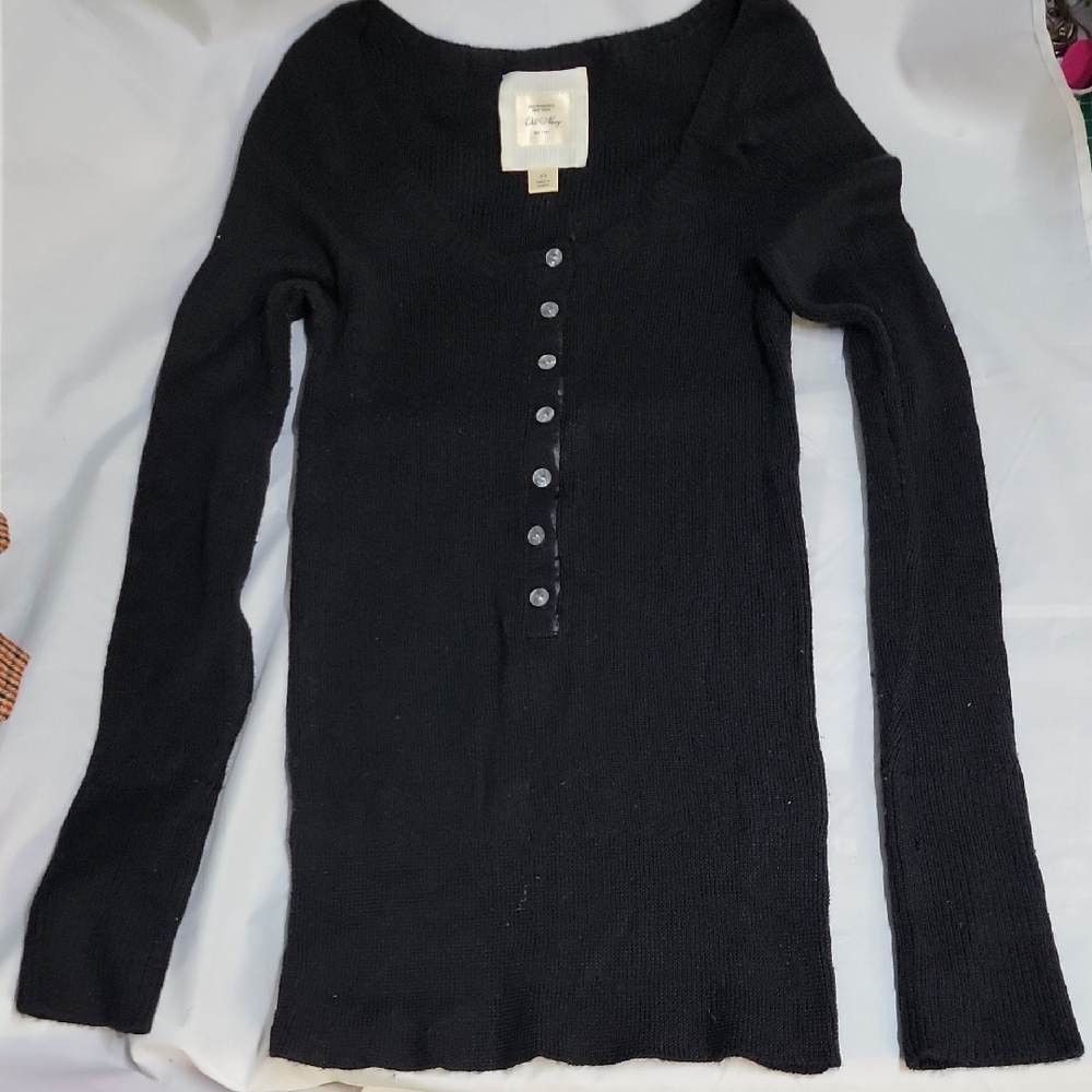 Old Navy Charcoal Knit Sweater